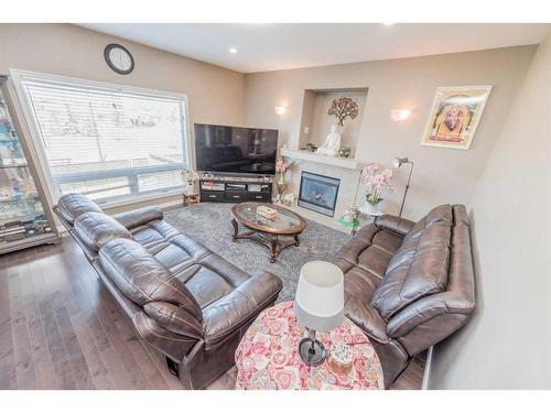 10506 129 Avenue, Grande Prairie, AB - Indoor Photo Showing Living Room With Fireplace