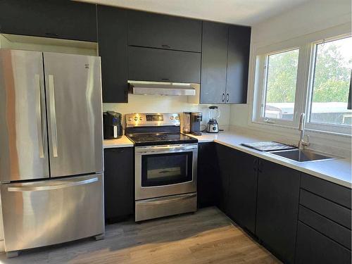 4607 55 Street, Rycroft, AB - Indoor Photo Showing Kitchen With Stainless Steel Kitchen