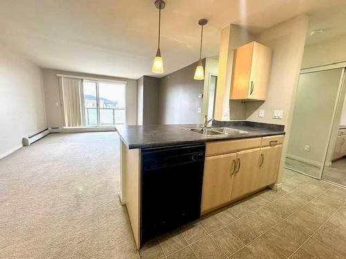 404-9120 96 Avenue, Grande Prairie, AB - Indoor Photo Showing Kitchen With Double Sink