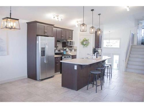 6909 115A Street, Grande Prairie, AB - Indoor Photo Showing Kitchen With Upgraded Kitchen