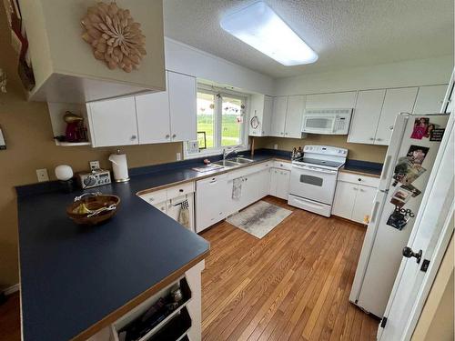 6800 100 Avenue, Peace River, AB - Indoor Photo Showing Kitchen With Double Sink