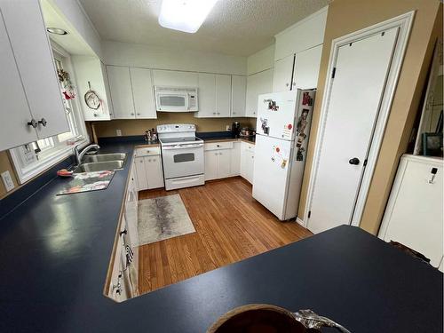 6800 100 Avenue, Peace River, AB - Indoor Photo Showing Kitchen With Double Sink