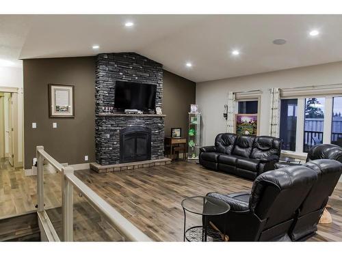 15606 107A Street, Rural Grande Prairie No. 1, County Of, AB - Indoor Photo Showing Living Room With Fireplace