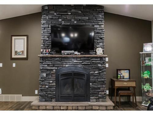 15606 107A Street, Rural Grande Prairie No. 1, County Of, AB - Indoor Photo Showing Living Room With Fireplace