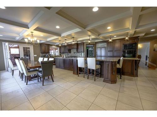 710049 71 Range, Rural Grande Prairie No. 1, County Of, AB - Indoor Photo Showing Dining Room