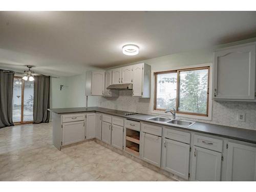 4801 49 Ave, Grimshaw, AB - Indoor Photo Showing Kitchen With Double Sink