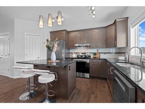 168 Legacy Crescent Se, Calgary, AB - Indoor Photo Showing Kitchen With Stainless Steel Kitchen With Upgraded Kitchen