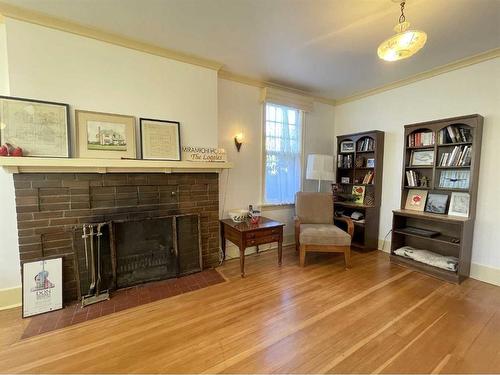 11120 103 Avenue, Fairview, AB - Indoor With Fireplace