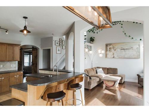 8605 70 Avenue, Grande Prairie, AB - Indoor Photo Showing Kitchen With Double Sink