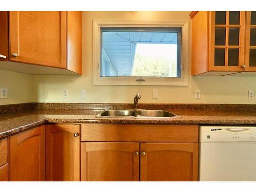 10812 103A Street, Peace River, AB - Indoor Photo Showing Kitchen With Double Sink