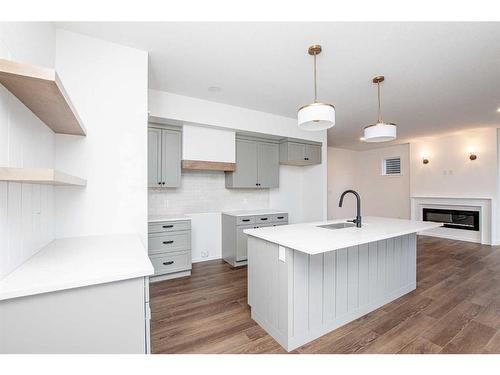 13305 106 Street, Grande Prairie, AB - Indoor Photo Showing Kitchen With Upgraded Kitchen