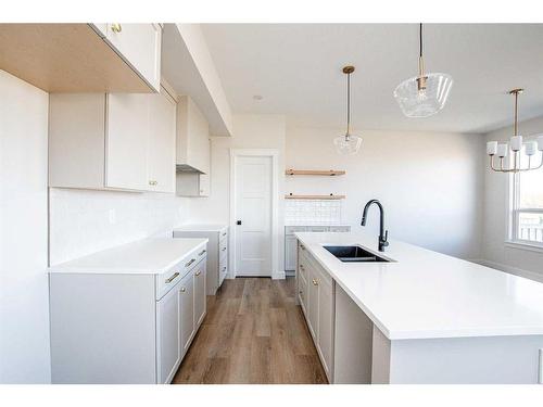 8222 87A Street, Grande Prairie, AB - Indoor Photo Showing Kitchen With Double Sink With Upgraded Kitchen