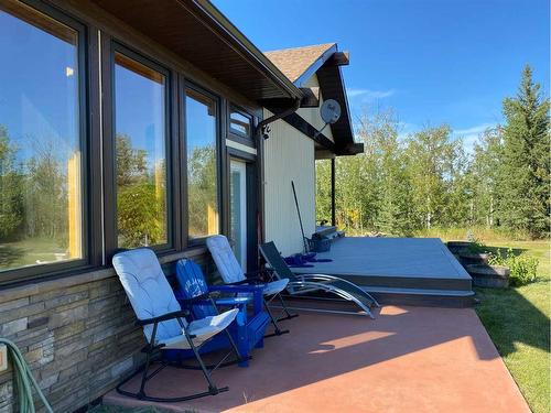 8080 Twp Rd 820, Rural Saddle Hills County, AB - Outdoor With Deck Patio Veranda With Exterior