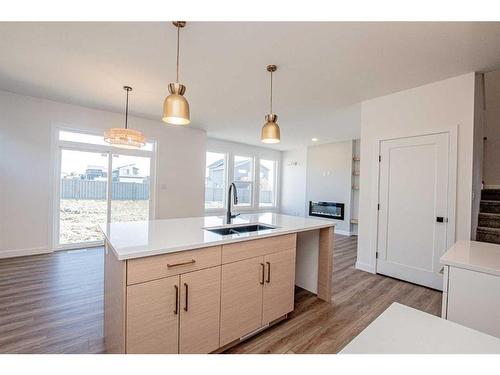 13309 106 Street, Grande Prairie, AB - Indoor Photo Showing Kitchen With Double Sink