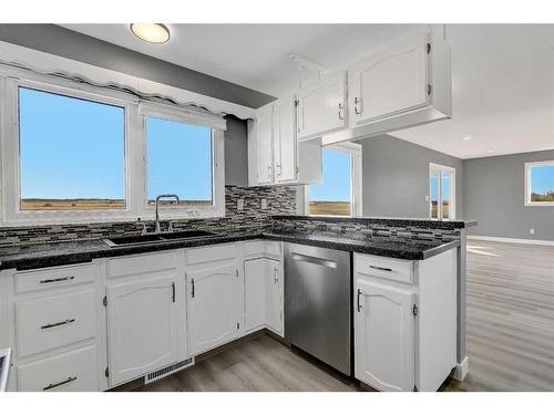 51068 Twp Rd 732 Road, Rural Grande Prairie No. 1, County Of, AB - Indoor Photo Showing Kitchen With Double Sink