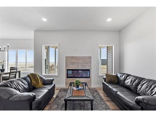 707-11850 84 Avenue, Grande Prairie, AB - Indoor Photo Showing Living Room With Fireplace