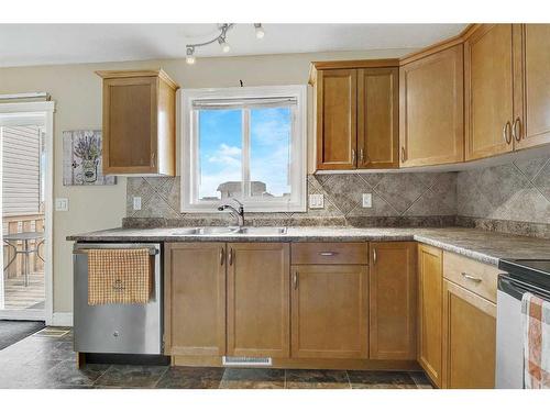 8603 103 Avenue, Grande Prairie, AB - Indoor Photo Showing Kitchen With Double Sink