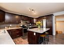 7105 88 Street, Grande Prairie, AB  - Indoor Photo Showing Kitchen With Stainless Steel Kitchen 