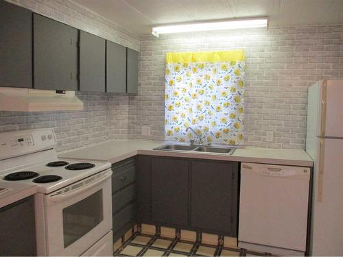 306 7Th Avenue Se, Manning, AB - Indoor Photo Showing Kitchen With Double Sink