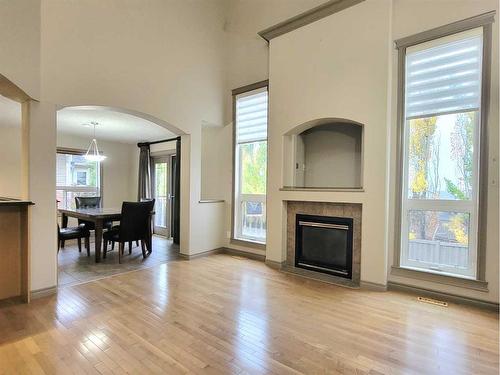 11041 66 Avenue North, Grande Prairie, AB - Indoor Photo Showing Living Room With Fireplace