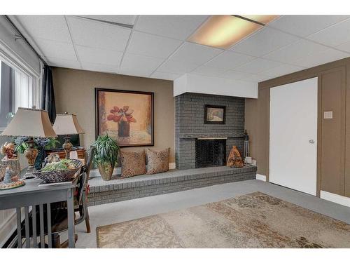 9906 105 Avenue, Grande Prairie, AB - Indoor With Fireplace