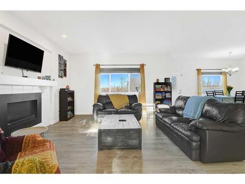 10414 135 Avenue, Grande Prairie, AB - Indoor Photo Showing Living Room With Fireplace