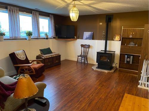 5126 Hwy 49, Wanham, AB - Indoor With Fireplace