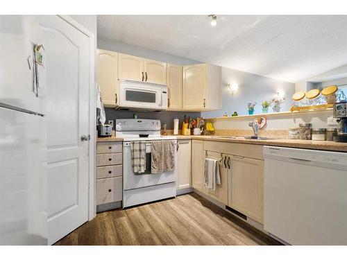 8809 66 Avenue, Grande Prairie, AB - Indoor Photo Showing Kitchen With Double Sink