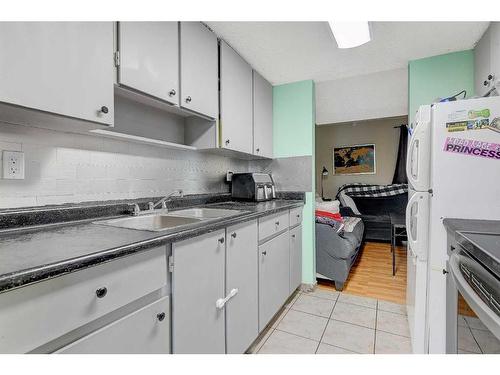 132-9501 72 Avenue, Grande Prairie, AB - Indoor Photo Showing Kitchen With Double Sink