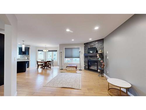 11329 62 Avenue, Grande Prairie, AB - Indoor Photo Showing Other Room With Fireplace