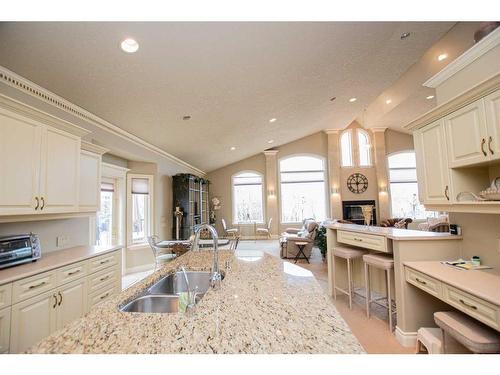 12602 Lakeshore Drive, Grande Prairie, AB - Indoor Photo Showing Kitchen With Double Sink