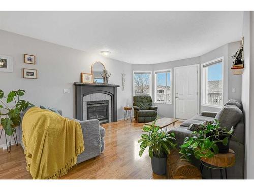 9212 94 Avenue, Grande Prairie, AB - Indoor Photo Showing Living Room With Fireplace