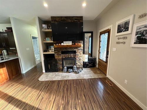 222 Range Road, Rural Northern Lights, County Of, AB - Indoor With Fireplace