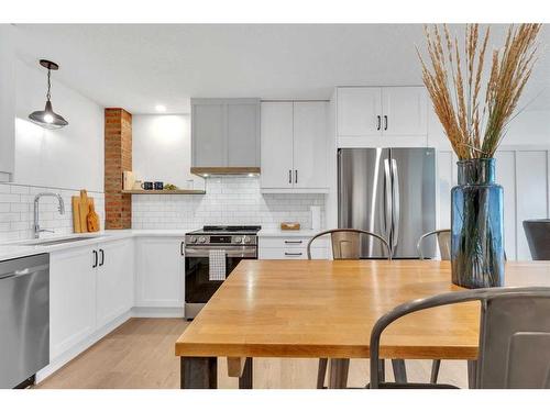 103-9810 96 Street, Grande Prairie, AB - Indoor Photo Showing Kitchen With Stainless Steel Kitchen With Upgraded Kitchen