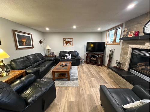 7129 99A Street, Peace River, AB - Indoor With Fireplace