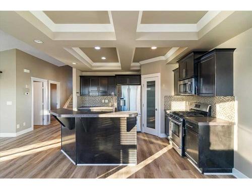 8625 62 Avenue, Grande Prairie, AB - Indoor Photo Showing Kitchen With Upgraded Kitchen