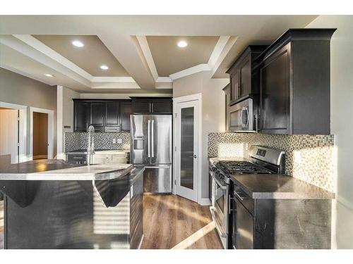 8625 62 Avenue, Grande Prairie, AB - Indoor Photo Showing Kitchen With Upgraded Kitchen