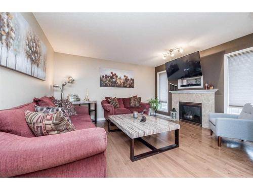 8810 88A Street, Grande Prairie, AB - Indoor Photo Showing Living Room With Fireplace