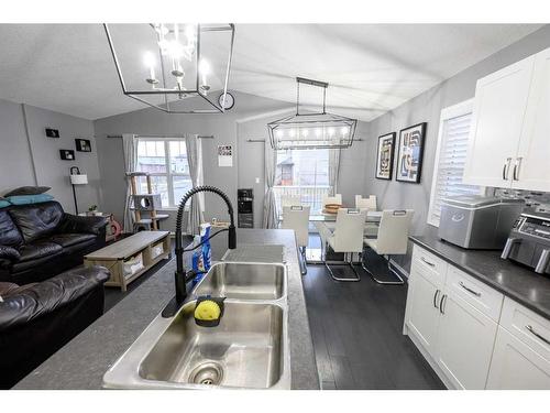 12303 103 Street, Grande Prairie, AB - Indoor Photo Showing Kitchen With Double Sink