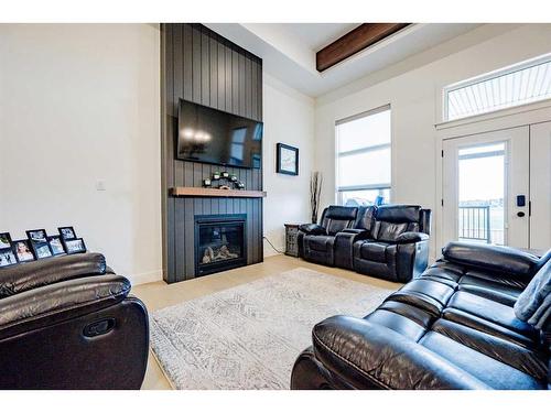 10440 148 Avenue, Rural Grande Prairie No. 1, County Of, AB - Indoor Photo Showing Living Room With Fireplace