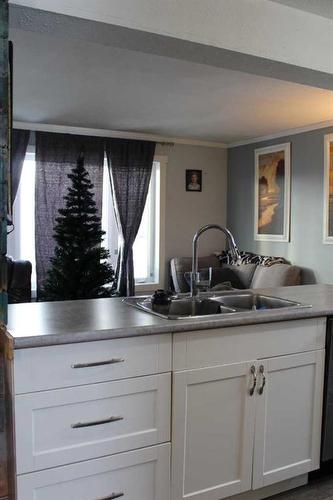 409 2Nd Street Ne, Manning, AB - Indoor Photo Showing Kitchen With Double Sink