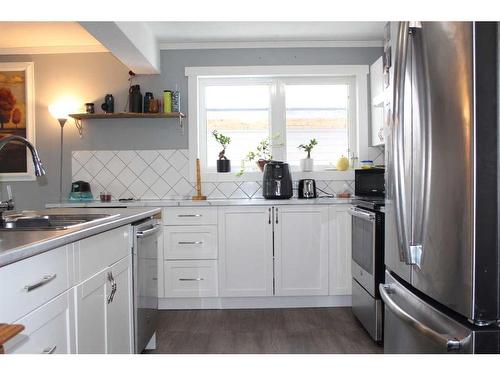 409 2Nd Street Ne, Manning, AB - Indoor Photo Showing Kitchen With Stainless Steel Kitchen With Upgraded Kitchen