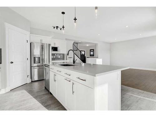 11301 59 Avenue, Grande Prairie, AB - Indoor Photo Showing Kitchen With Upgraded Kitchen