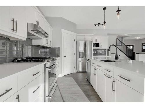 11301 59 Avenue, Grande Prairie, AB - Indoor Photo Showing Kitchen With Upgraded Kitchen