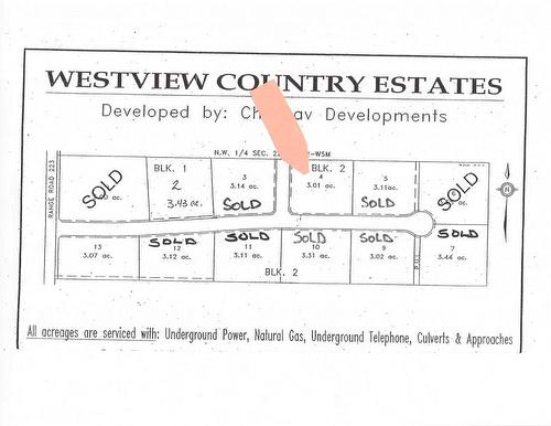 223 Range, Rural Northern Lights, County Of, AB 