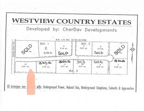 223 Range, Rural Northern Lights, County Of, AB 
