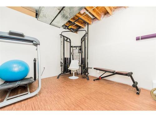 8822 73 Avenue, Grande Prairie, AB - Indoor Photo Showing Gym Room