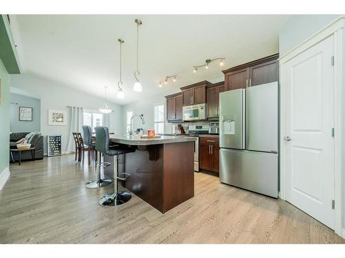 8822 73 Avenue, Grande Prairie, AB - Indoor Photo Showing Kitchen With Stainless Steel Kitchen With Upgraded Kitchen