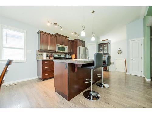 8822 73 Avenue, Grande Prairie, AB - Indoor Photo Showing Kitchen With Upgraded Kitchen