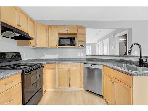 18 Pinnacle Avenue, Grande Prairie, AB - Indoor Photo Showing Kitchen With Double Sink